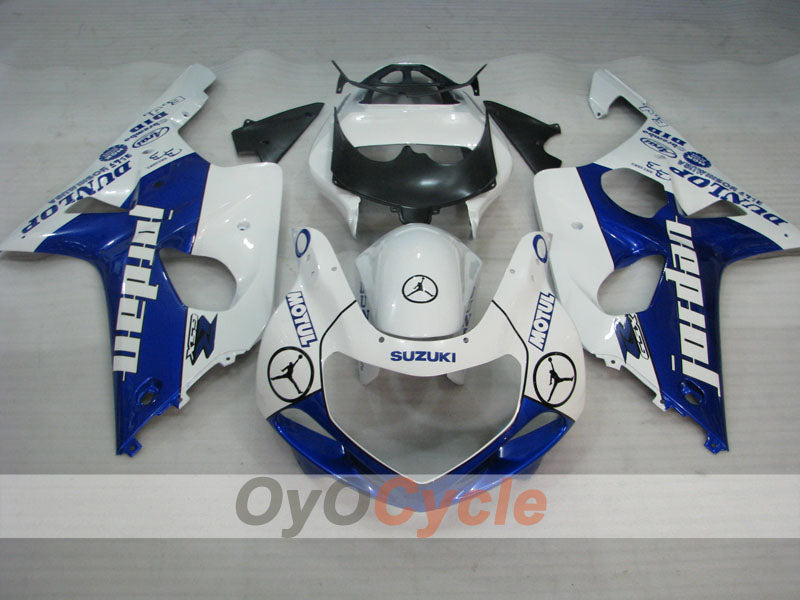 Kit de carenado por inyección para GSX R1000 del 00-02 - Azul, Blanco - DUNLOP #OYO87905218 Imagen secundaria del producto