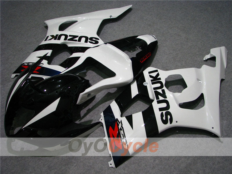 Kit de carenado de inyección para GSX R1000 03-04 - Blanco, Negro - Estilo de fábrica #OYO87901920 Imagen principal del producto