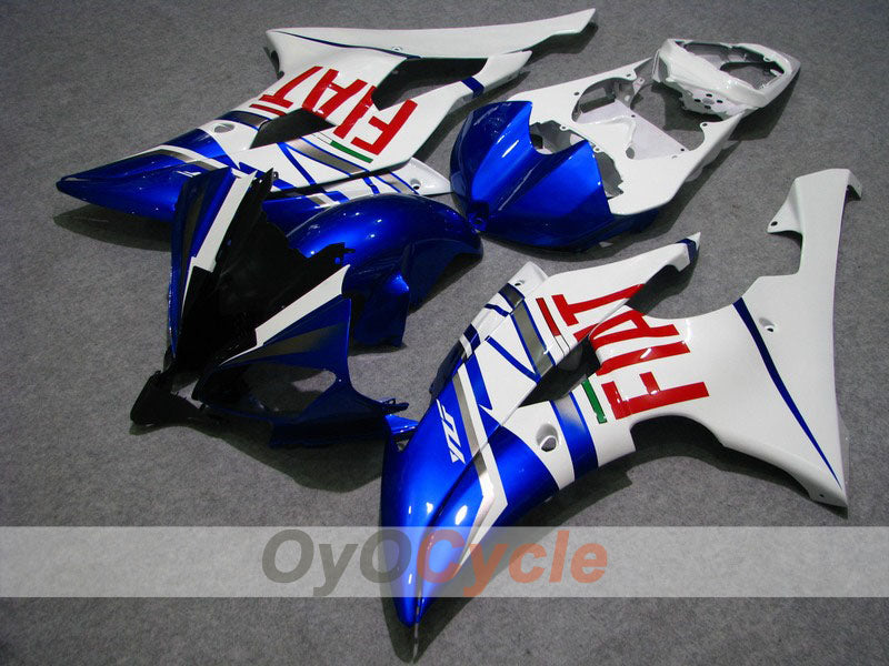 Kit de carenado de inyección para YZF-R6 08-16 - Azul, Blanco - FIAT #OYO87900959