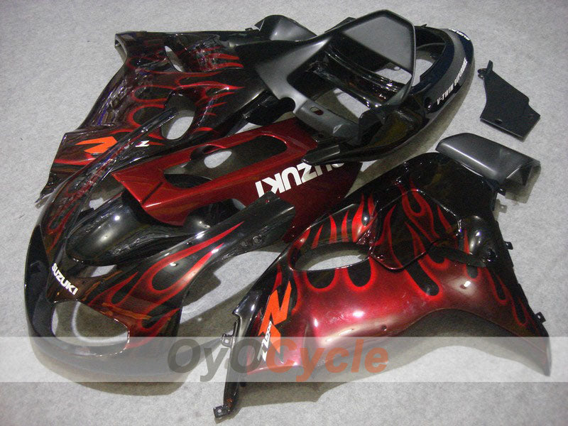 Kit de carenado por inyección para 98-03 TL1000R - Rojo, Negro - Llama #OYO87903280 Imagen principal del producto