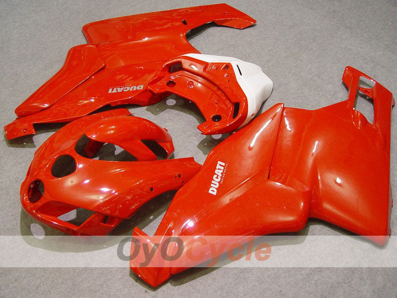Carenado de inyección para Ducati 999 05-06 - Rojo, Blanco - Estilo de fábrica #OYO87902370 Imagen principal del producto