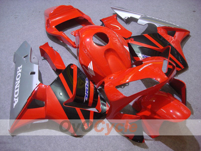 Kit de carenado por inyección para CBR600RR 03-04 - Rojo, Negro - Estilo de fábrica #OYO87902575