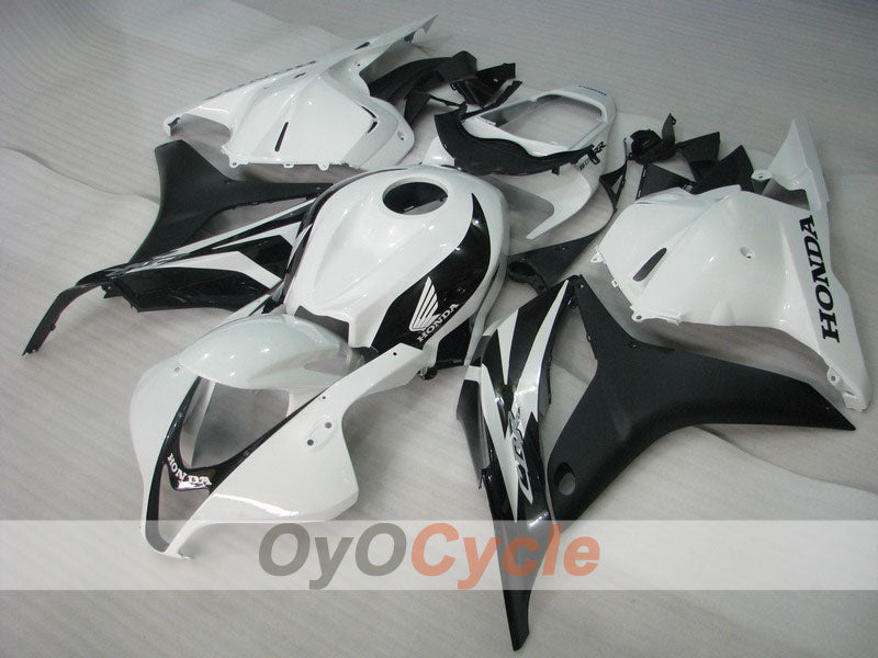 Carenado de inyección para CBR600RR 09-12 - Blanco, Negro - Estilo de fábrica #OYO87900454