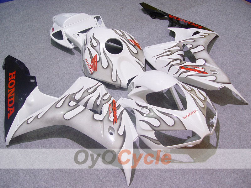 Kit de carenado por inyección para CBR1000RR 06-07 - Blanco, Plata - Llama #OYO87900590 Imagen principal del producto