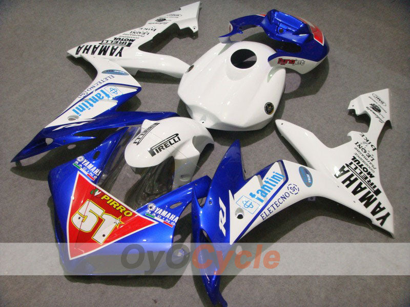 Kit de carenado de inyección para YZF-R1 04-06 - Azul, Blanco - Estilo de fábrica, MOTUL #OYO87900847 Imagen principal del producto