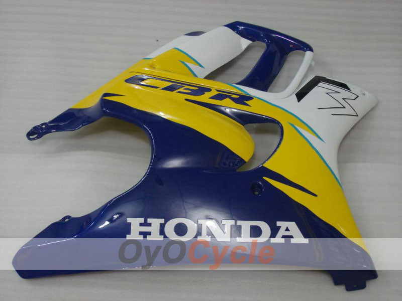 Kit de carenado por inyección para CBR600F3 97-98 - Amarillo, Azul - Estilo de fábrica #OYO87900095