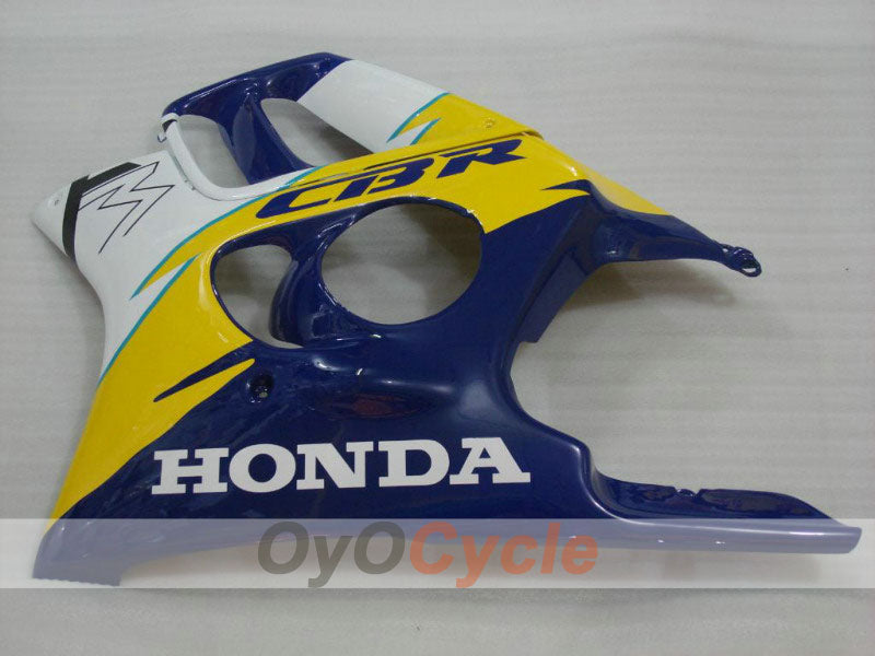 Kit de carenado por inyección para CBR600F3 97-98 - Amarillo, Azul - Estilo de fábrica #OYO87900095