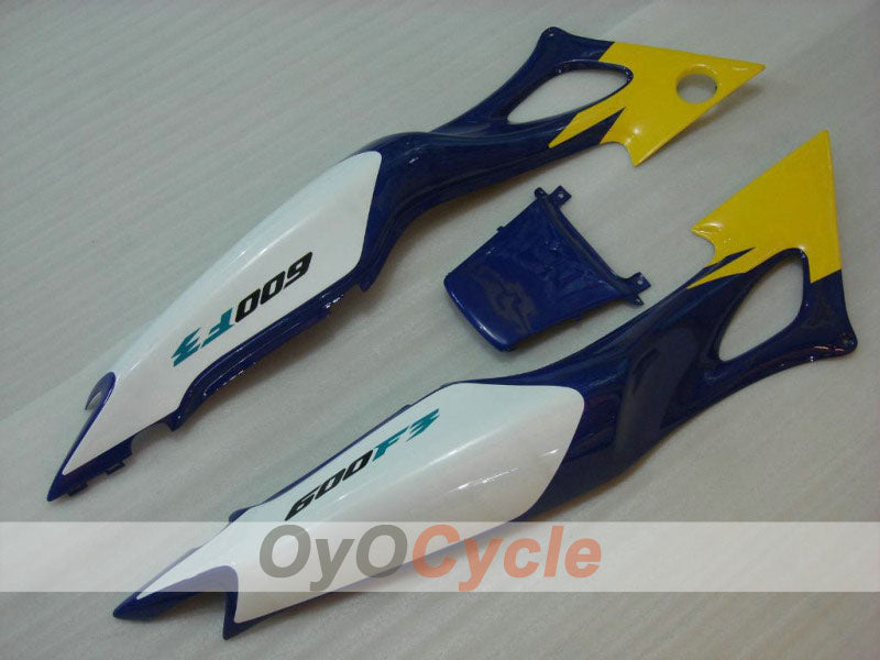 Kit de carenado por inyección para CBR600F3 97-98 - Amarillo, Azul - Estilo de fábrica #OYO87900095