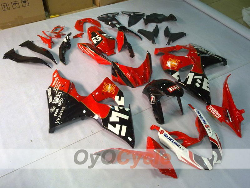 Kit de carenado por inyección para GSX R1000 09-16 - Rojo, Negro - Estilo de fábrica #OYO87902869 Imagen principal del producto