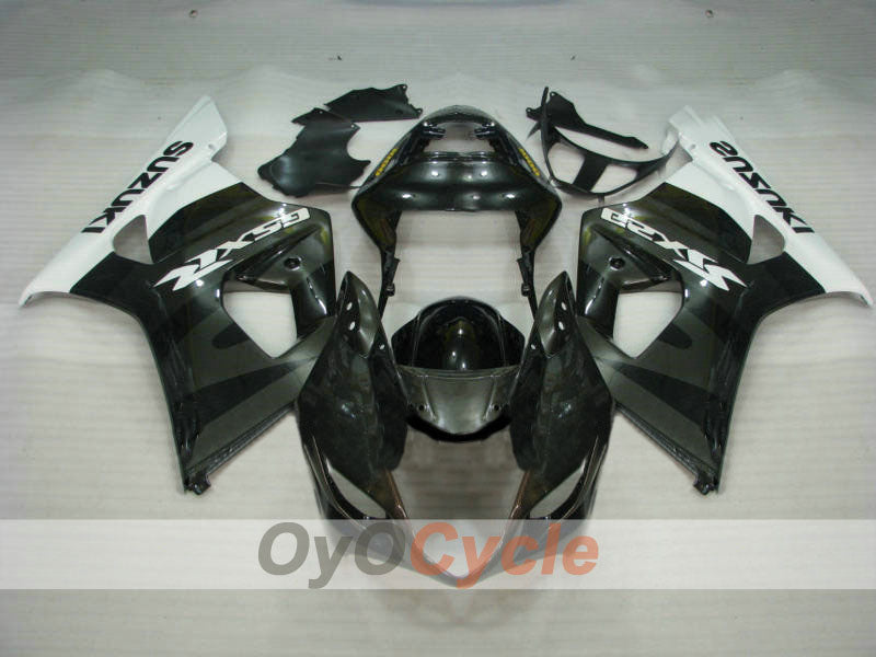 Carenado de inyección para GSX R1000 03-04 - Blanco, Negro - Estilo de fábrica #OYO87901866