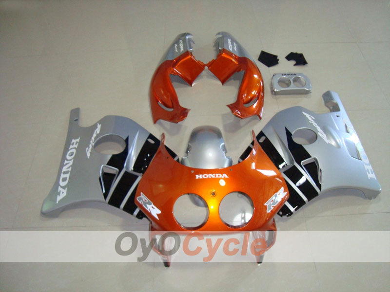 Carenado de inyección para CBR250RR 90-94 - Naranja, Plata - Estilo de fábrica #OYO87902963