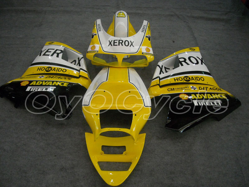 Carenado de inyección para Ducati 996 del 99-02 - Amarillo, Blanco - Xerox #OYO87902237 Imagen secundaria del producto