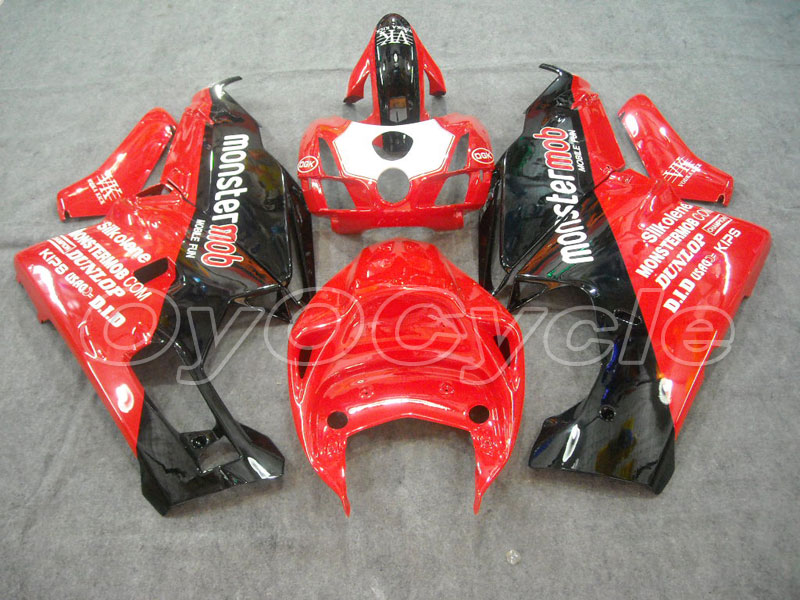 Kit de carenado de inyección para Ducati 749 03-04 - Rojo, Negro - Monstermob #OYO87902134 Imagen secundaria del producto
