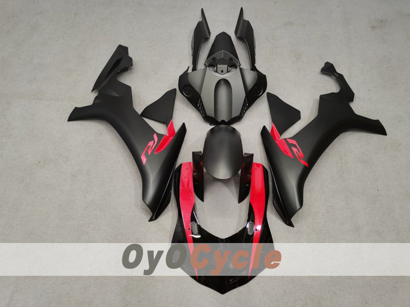 Kit de carenado por inyección para YZF-R1 15-19 - Rojo, Negro, Mate - Estilo de fábrica #OYO87914654