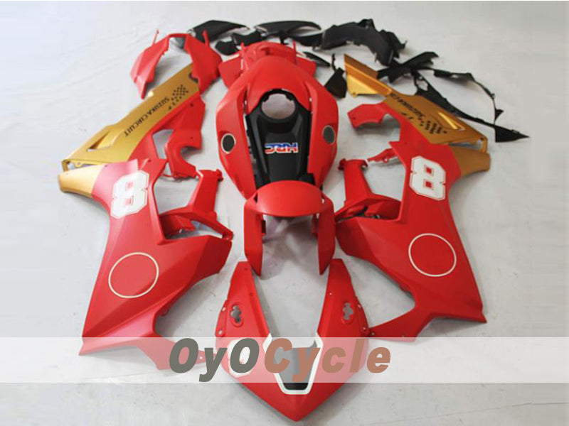 Kit de carenado de inyección para CBR1000RR 17-19 - Rojo, dorado, mate - Estilo de fábrica #OYO87914602 Imagen principal del producto