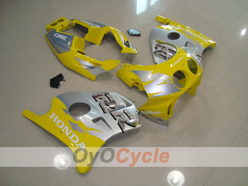 Carenado de inyección para CBR250RR 90-94 - Amarillo, Plateado - Fireblade #OYO87902946 Imagen principal del producto