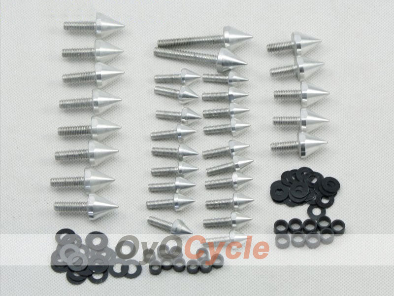 Tornillos de carenado para Suzuki GSXR1300 Hayabusa 99-07 - Plata #OYO87903363 Imagen secundaria del producto