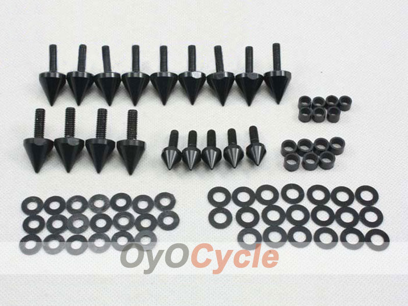 Tornillos de carenado para Kawasaki Ninja ZX10R 04-05 - Negro #OYO87903356