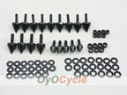 Tornillos de carenado para Kawasaki Ninja ZX10R 04-05 - Negro #OYO87903356