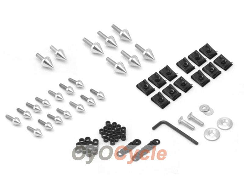 Tornillos de carenado para Kawasaki Ninja ZX9R 98-03 - Plateado #OYO87903361