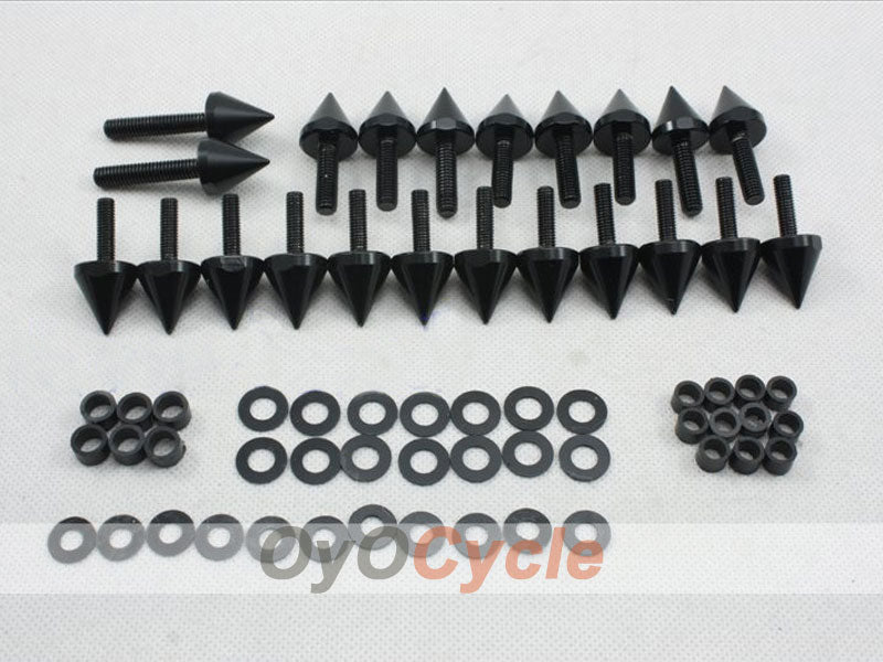 Tornillos de carenado para Kawasaki Ninja ZX6R 636 03-06 - Negro #OYO87903357