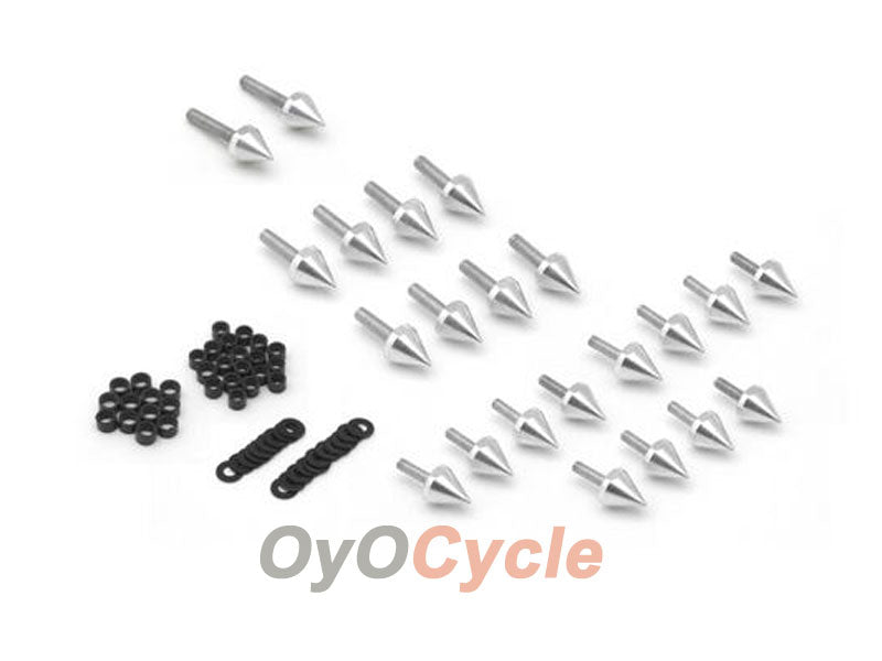 Tornillos de carenado para Kawasaki Ninja ZX6R 636 03-06 - Plateado #OYO87903358 Imagen principal del producto