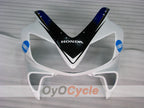 Kit de carenado de inyección para CBR600F4i 01-03 - Blanco, Negro - Konica Minolta, MICHELIN #OYO87900159
