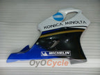 Kit de carenado de inyección para CBR600F4i 01-03 - Blanco, Negro - Konica Minolta, MICHELIN #OYO87900159
