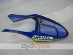 Kit de carenado de inyección para CBR600F4i 01-03 - Amarillo, Azul - Castrol #OYO87900162