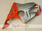 Kit de carenado de inyección para CBR600F4i 01-03 - Rojo, Gris - Estilo de fábrica #OYO87900166