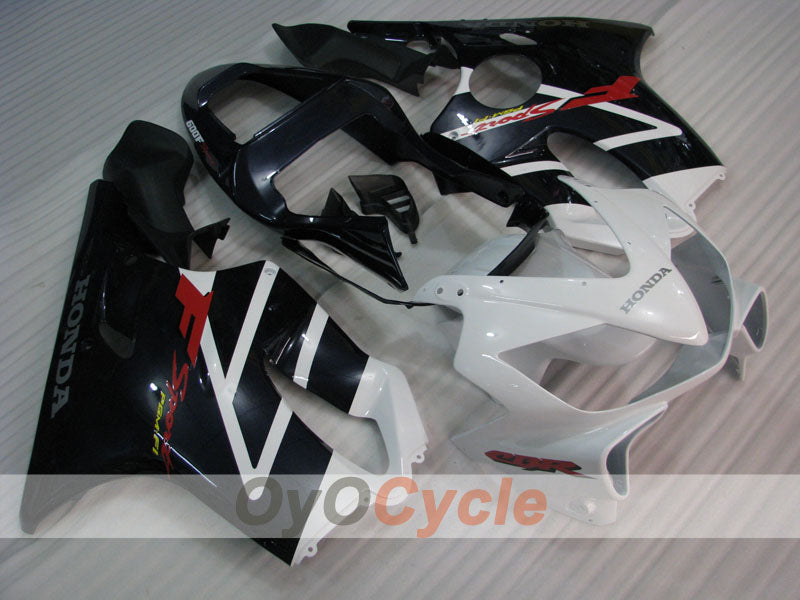 Kit de carenado por inyección para CBR600F4i 01-03 - Blanco, Negro - Estilo de fábrica #OYO87900168 Imagen principal del producto