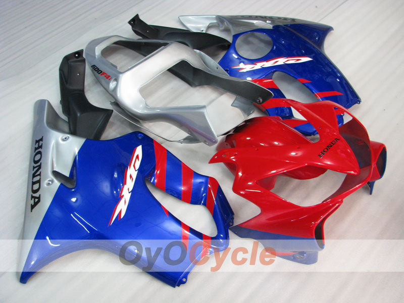 Kit de carenado por inyección para CBR600F4i 01-03 - Rojo, Azul - Estilo de fábrica #OYO87900174 Imagen secundaria del producto