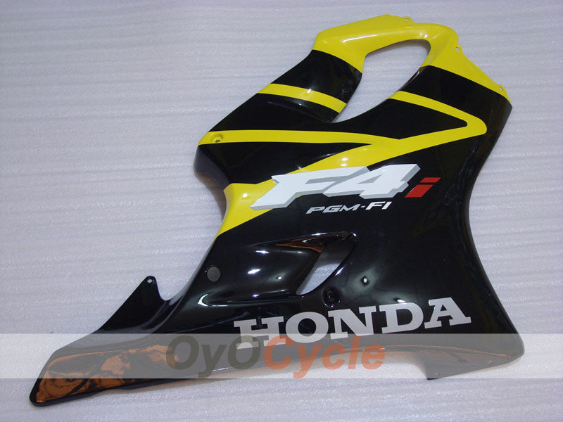 Kit de carenado por inyección para CBR600F4i 01-03 - Amarillo, Negro, Rosa - Estilo de fábrica #OYO87900182
