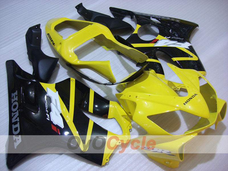 Kit de carenado por inyección para CBR600F4i 01-03 - Amarillo, Negro, Rosa - Estilo de fábrica #OYO87900182 Imagen secundaria del producto