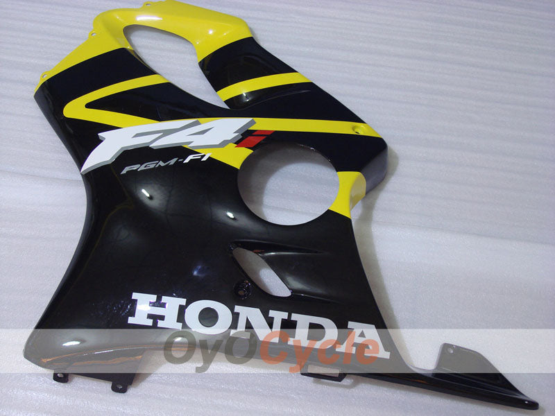 Kit de carenado por inyección para CBR600F4i 01-03 - Amarillo, Negro, Rosa - Estilo de fábrica #OYO87900182