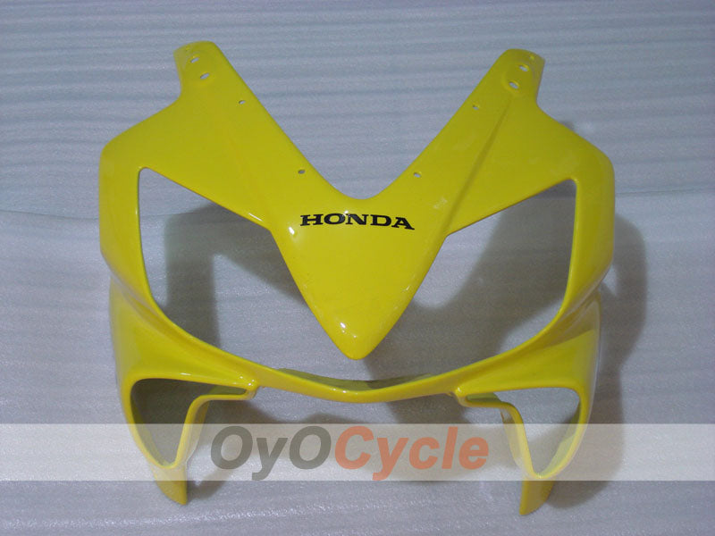 Kit de carenado por inyección para CBR600F4i 01-03 - Amarillo, Negro, Rosa - Estilo de fábrica #OYO87900182