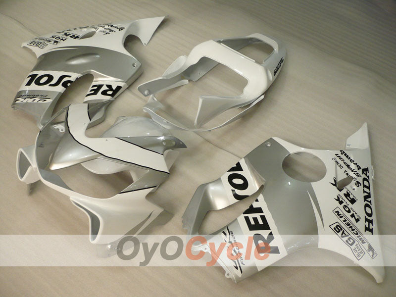 Carenado de inyección para CBR600F4i 01-03 - Blanco, Plata - Repsol #OYO87900185 Imagen principal del producto