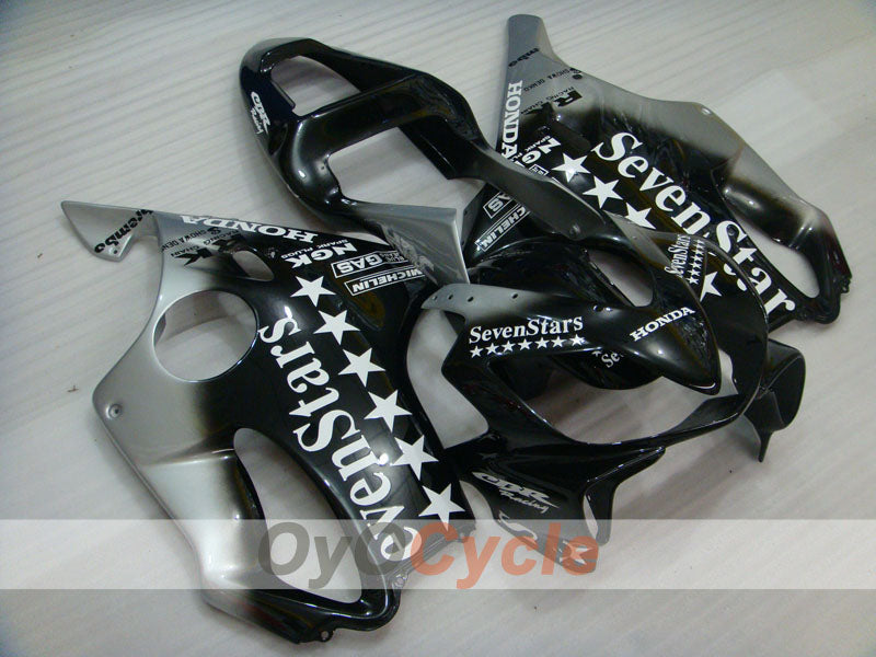 Kit de carenado por inyección para CBR600F4i 01-03 - Negro, Plata - SevenStars #OYO87900193 Imagen secundaria del producto