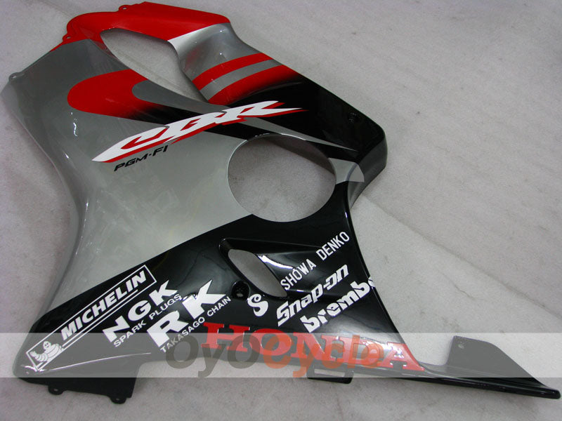 Kit de carenado por inyección para CBR600F4i 04-07 - Rojo, Negro - Estilo de fábrica #OYO87900213