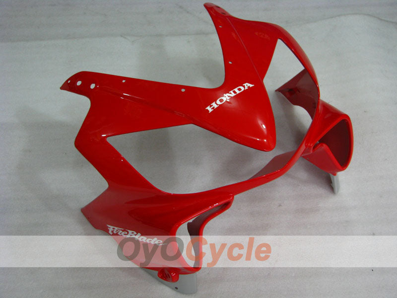Kit de carenado por inyección para CBR600F4i 04-07 - Rojo, Negro - Estilo de fábrica #OYO87900213