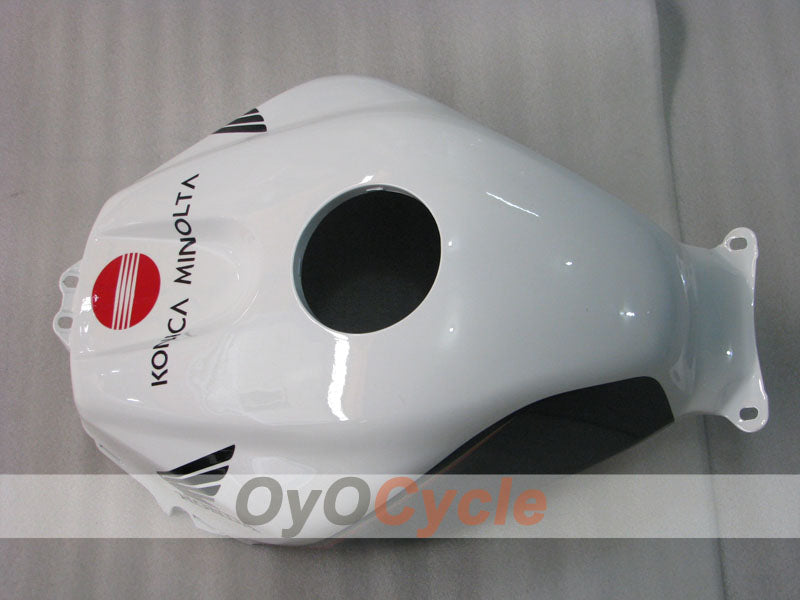 Kit de carenado de inyección para CBR600RR 05-06 - Rojo, Blanco - Konica Minolta #OYO87900257