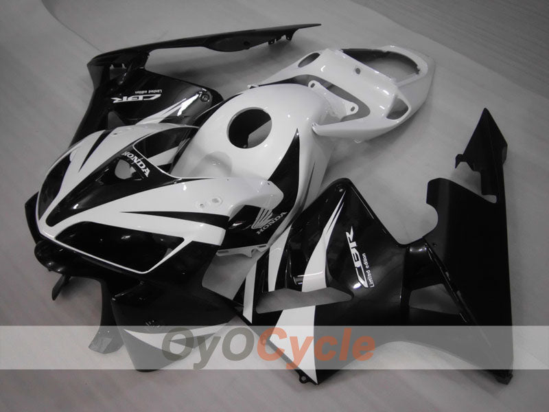 Kit de carenado por inyección para CBR600RR 05-06 - Blanco, Negro - Estilo de fábrica #OYO87900291 Imagen secundaria del producto