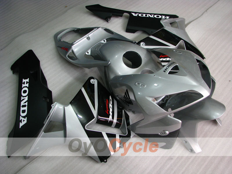 Kit de carenado por inyección para CBR600RR 05-06 - Negro, Plata - Estilo de fábrica #OYO87900315 Imagen principal del producto
