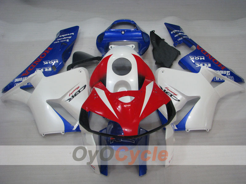 Kit de carenado por inyección para CBR600RR 05-06 - Azul, Blanco - Estilo de fábrica #OYO87900316 Imagen secundaria del producto