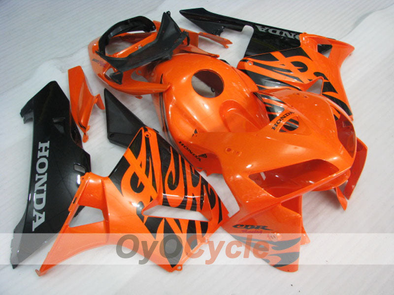 Kit de carenado por inyección para CBR600RR 05-06 - Blanco, Negro - Estilo de fábrica #OYO87900319