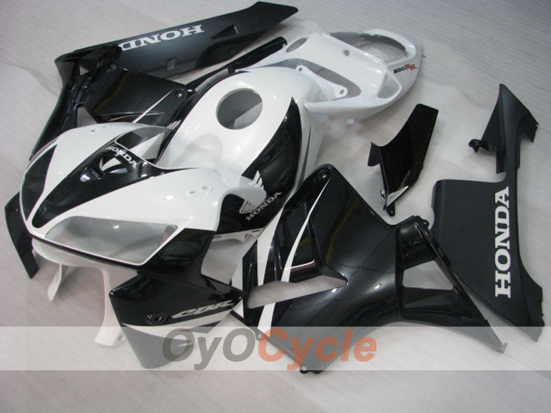 Kit de carenado por inyección para CBR600RR 05-06 - Blanco, Negro - Estilo de fábrica #OYO87900320 Imagen principal del producto