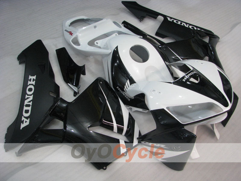 Kit de carenado por inyección para CBR600RR 05-06 - Blanco, Negro - Estilo de fábrica #OYO87900320 Imagen secundaria del producto