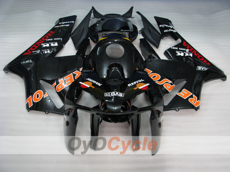 Kit de carenado por inyección para CBR600RR 05-06 - Negro - RK, Repsol #OYO87900332 Imagen secundaria del producto