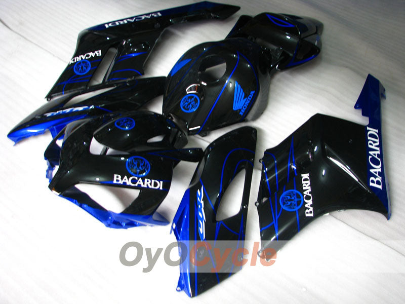 Kit de carenado por inyección para CBR1000RR 04-05 - Azul, Negro - BACARDI #OYO87900464 Imagen secundaria del producto