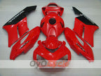 Kit de carenado por inyección para 04-05 CBR1000RR - Rojo, Negro, Mate - Fireblade #OYO87900480